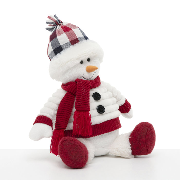 The Holiday Aisle® SNOWMAN WITH JACKET LARGE 6"X10" Wayfair